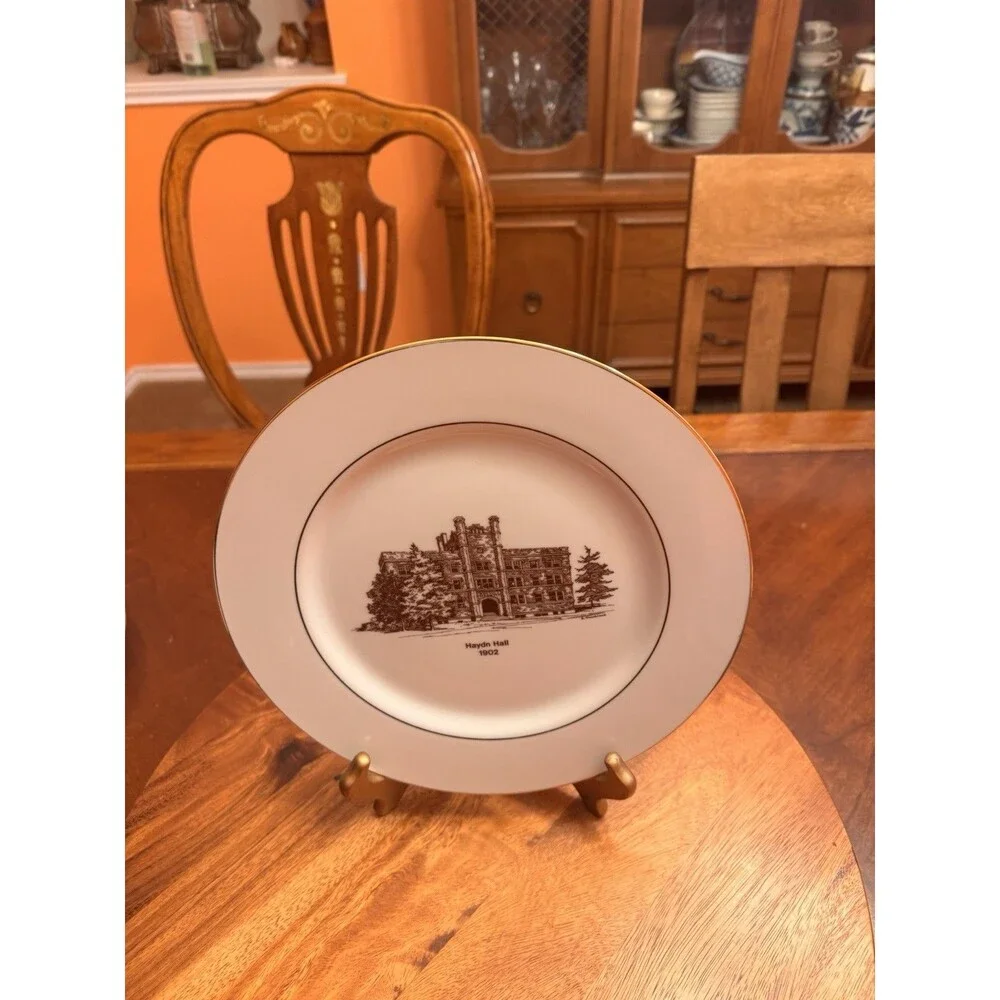 Vintage Guilford HOUSE 1882 & HAYDN HALL 1902 Dinner Plates A Set Of 2
